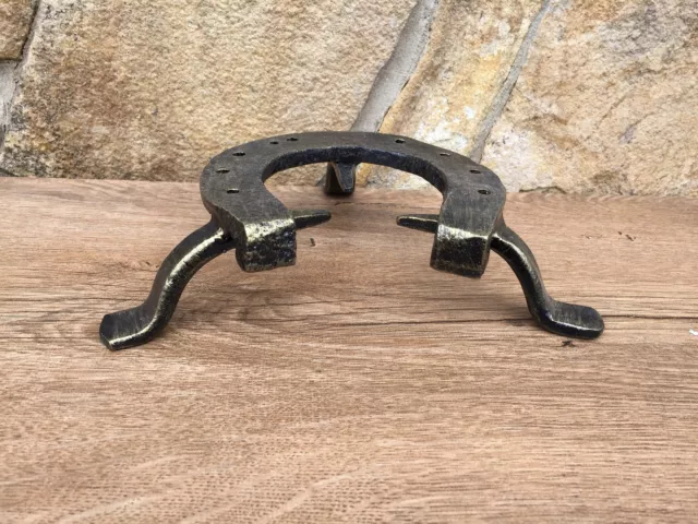 Trivet Hand Forged Trivet Wrought Iron Trivet Serving Trivet Tripod Dining