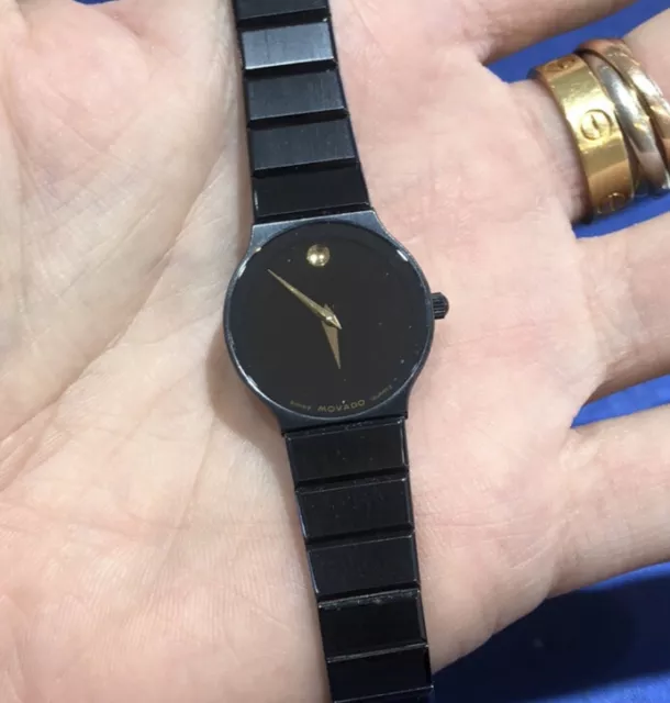 Orologio da polso Movado Donna Quadrante Nero Acciaio Inox 8440881A