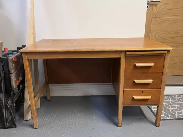 1950s Teachers Desk School Mid century