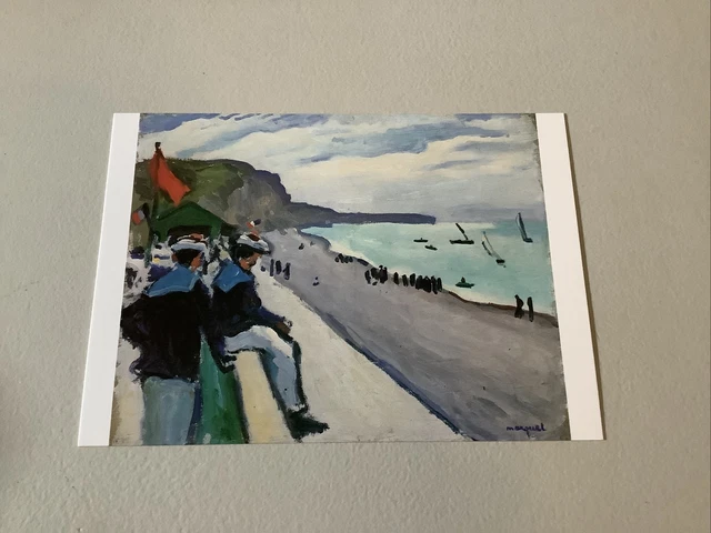 Leinwandbild "Der Hafen Von Fécamp" Von Albert Marquet, 60x90 Cm, Hochwertiger Druck, Für Die Wanddekoration