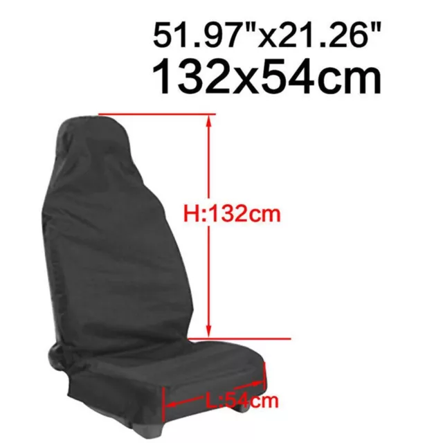 para asientos de coche Funda de asiento delantero Protectores impermeables 2