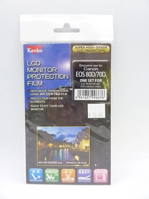Kenko LCD Multi Layer Protection Anti Reflection for Canon EOS 80D/70D