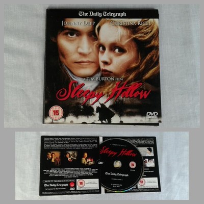 SLEEPY HOLLOW JOHNNY Depp/Christina Ricci. Gothic Halloween movie DVD