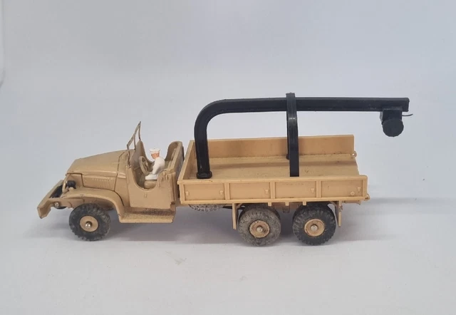 Dinky Toys GMC Militaire USA Avec Bâché Et Conducteur - Miniature 1:43 Métal - Occasion