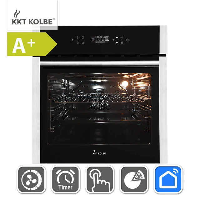 Four encastrable 60 cm 70L Gril Circulation de l'air Air chaud WiFi-App pizza