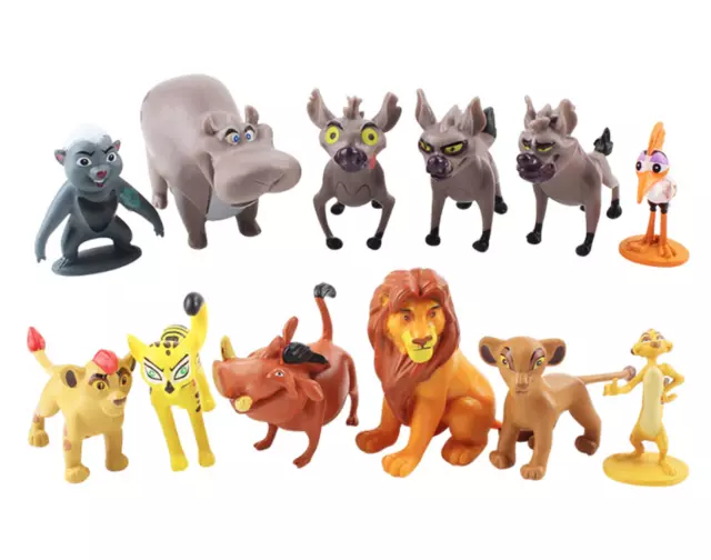 12Pcs Der König der Löwen Neu PVC 5cm Figur Kinderspielzeug Simba Timon Pumbaa