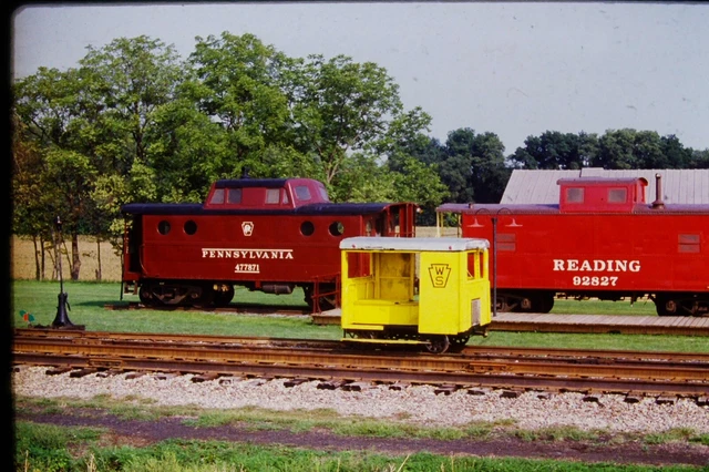Kodachrome Original Slide West Shore Railroad Track Inspection Car (1991) #C1591