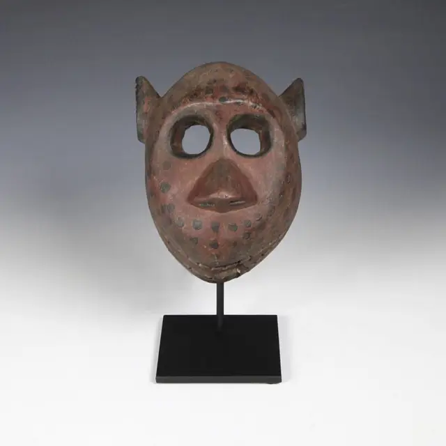 Kore Society Hyena Mask Bamana Carved Wood Pigment Mali West Africa 20Th C.