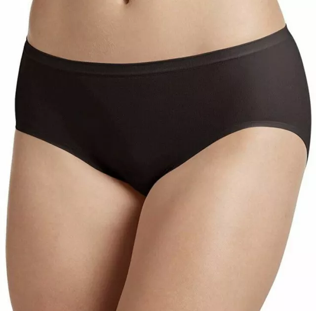 NWT JOCKEY WOMEN'S Underwear Air Seamfree Hi Cut Panty Black Size 5 $12.99  - PicClick