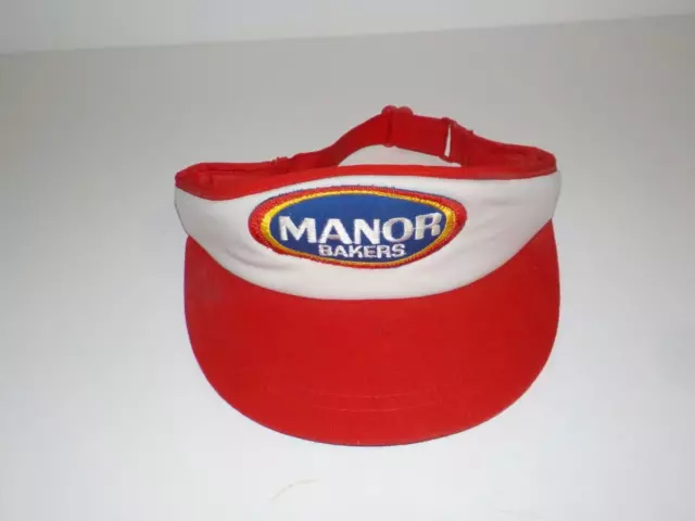 Vintage Manor Bread Bakers Visor Employee Hat Sew On Patch