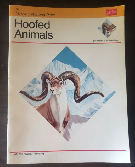 Lote de 8 libros de colección de Walter Foster sobre cómo dibujar y pintar animales caballos gatos