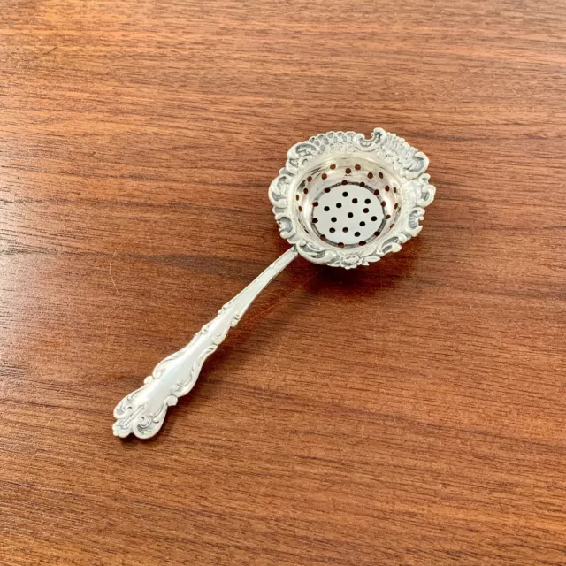 Rare Barstow & Williams Sterling Silver Tea Strainer No Monogram 1880-1904