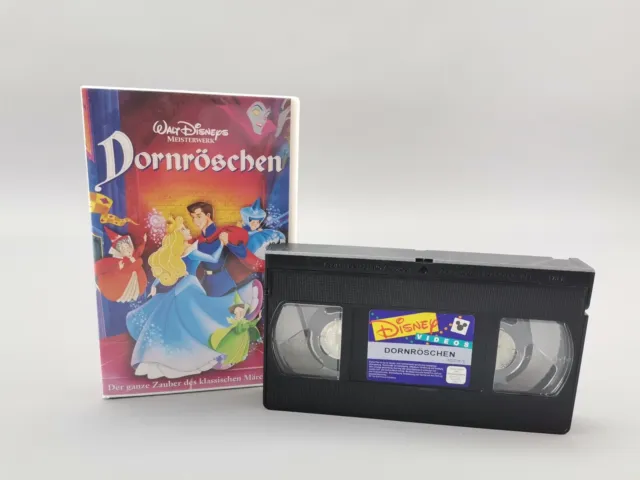 VHS HOLO Hologramm Walt Disneys Dornröschen Videokassette Kinderfilm Vintage