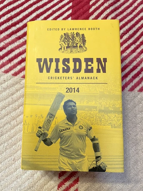 Wisden Cricketers Almanac 2014 Hard Cover Very Good Condition