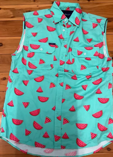 Ladies Ringers Western Sleevless Watermelon Shirt