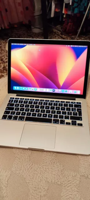 Macbook Pro 13 Os Ventura.Mid 2014 Retina 2.6 Ghz 8 GB Ram