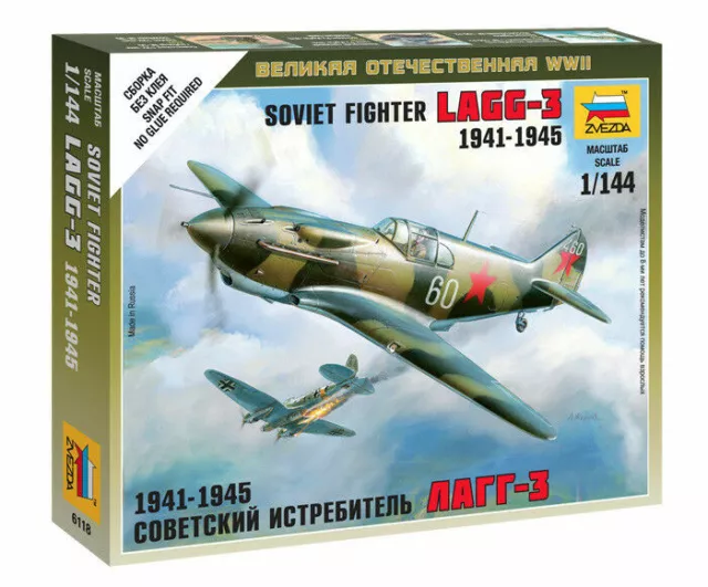 Soviet Fighter LAGG-3   6118  Zvezda	 1:144 New!