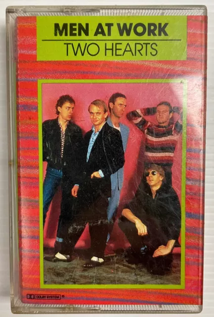 Men At Work Two Hearts Music Cassette Tape 462788 4 CBS Records 1988 Original