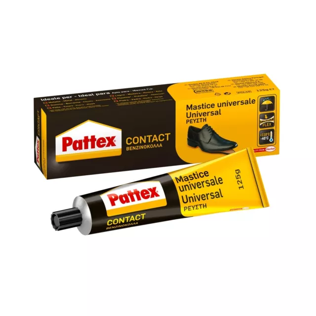 Pegamento Masilla Pattex Adhesivo Contacto Fuerte Buena Resistencia 125 Gramos