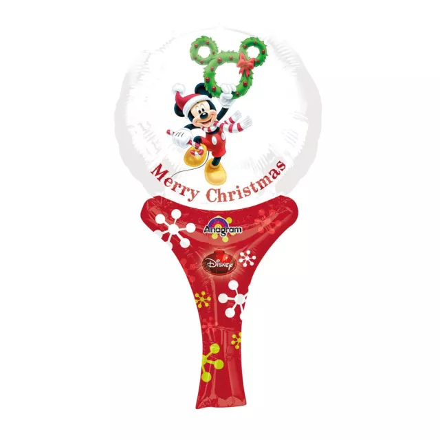 Disney Mickey Minnie Mouse Inflate-a-Fun Foil Party Favour Kids Balloon