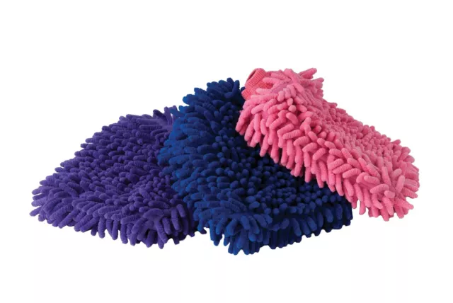 Harlequin Chenille Grooming Mitts ** in stock **