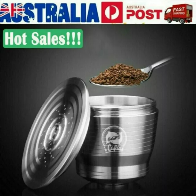 Reusable Refillable Coffee Capsule Pod Stainless Steel i Cafilas for Nespresso