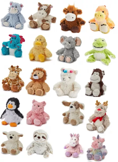Intelex Warmies Various Animals Hugs Microwaveable Lavender Scented Soft Toy
