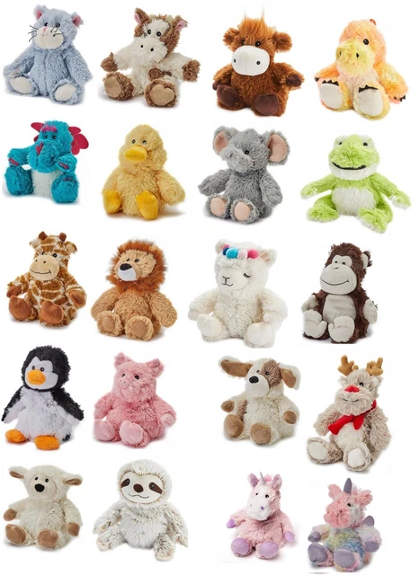 Intelex Warmies Various Animals Hugs Microwaveable Lavender Scented Soft Toy