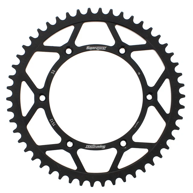 Supersprox Rear Steel Sprocket 50T Black RFE-1512-50-BLK