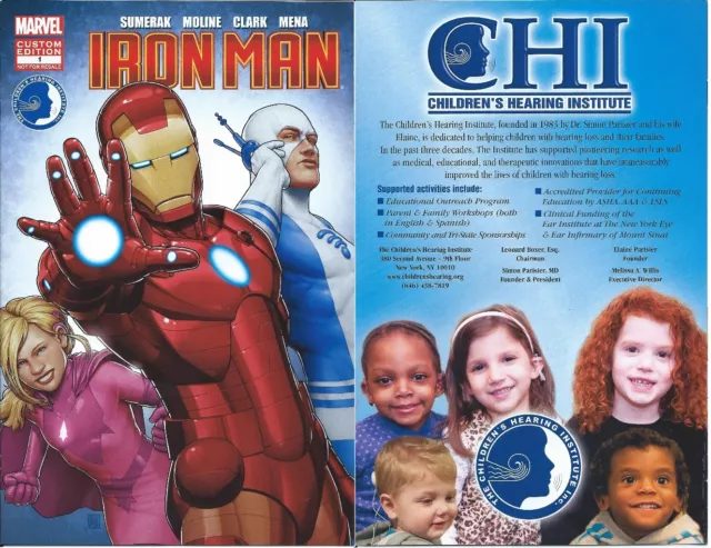 Invincible Iron Man Sound Effects 1 Rare Giveaway Promo Childrens Hearing Ny Ear