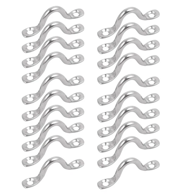 Pince à verre carrée pour tube en inox 316 poli miroir