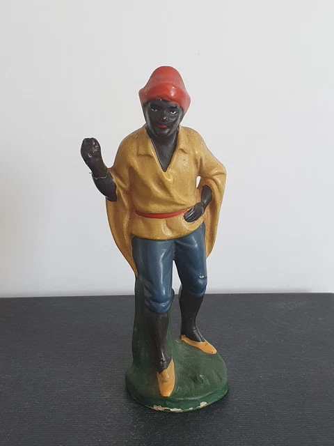 Elastolin Lineol Figur Afrikaner Mahout Beduine Masse Hohlguss 13 cm RAR
