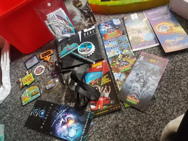 Job Lot Theme Park memorabilia Alton Towers Blackpool Pleasure Beach Etc