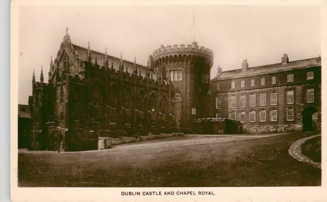 Dublin Castle & Chapel Royal - Real Photo Postcard