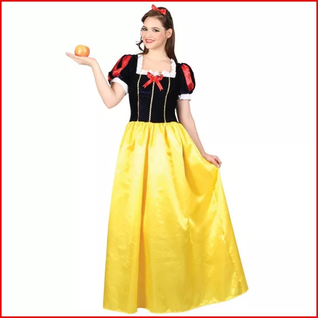 Costume Carnevale Donna Da Biancaneve Vestito Di Halloween Per Travestimento