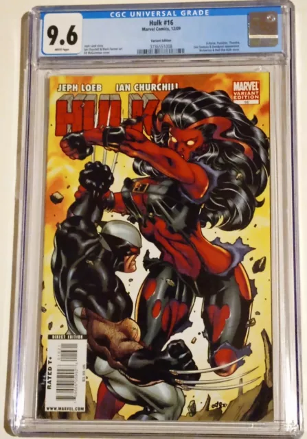1 Hulk #16 CGC 9.6 1st Full Appearance of Red She Hulk Rare Incredibe Variant 🔥