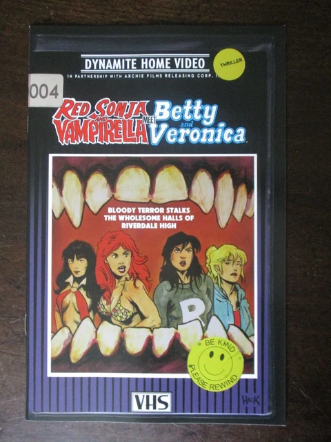 Red Sonja Vampirella Betty And Veronica #4 Nm 9.6 Dynamite Comics Variant B 2019