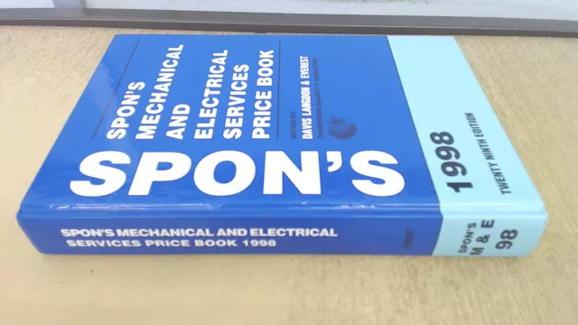 Spons Mechanical and Electrical Services Price Book 1998, Davis L