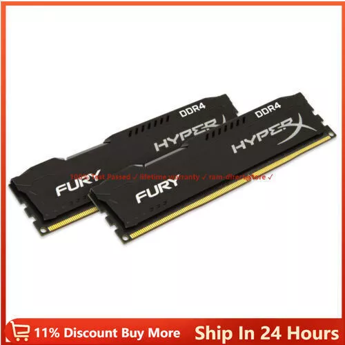 HyperX FURY DDR4 8GB 16GB 32GB 3200 MHz PC4-25600 Desktop RAM Memory DIMM 288PIN