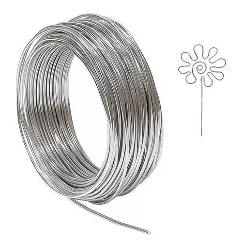 Non Tarnish Aluminium Craft Wire High Quality Modelling Jewellery Making Bendy