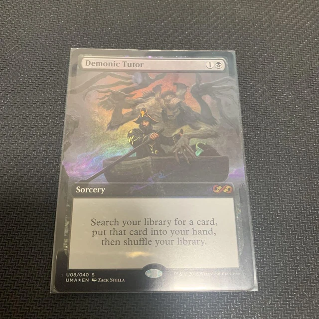 MTG Demonic Tutor Box Topper MTG Demonic Tutor Box Topper