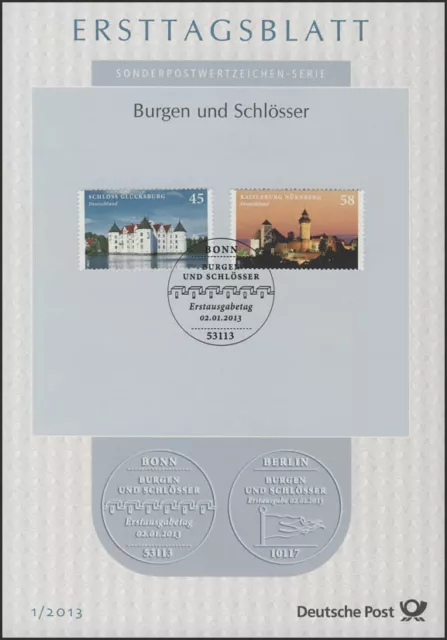 ETB 01/2013 Burgen und Schlösser, Glücksburg und Kaiserburg