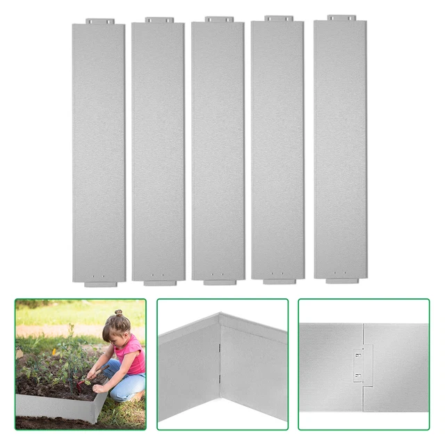Rasenkante Metall Zaun 15cm/18cm hoch Beeteinfassung Beetumrandung Mähkante Neu