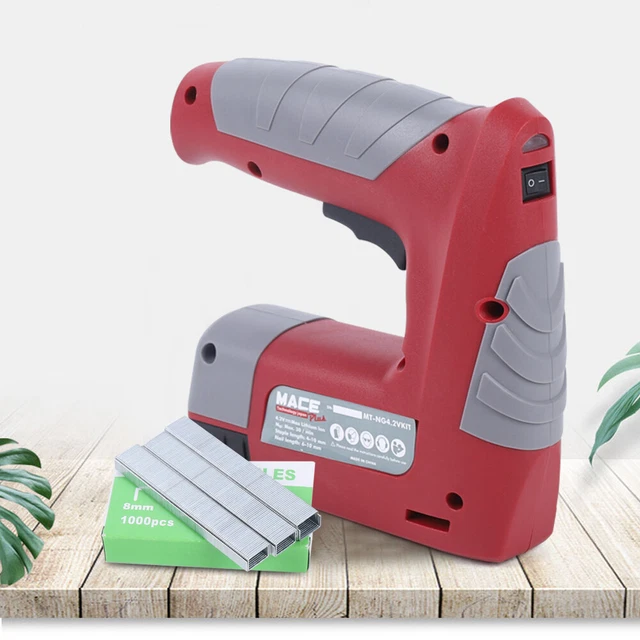ELECTRIC HEAVY DUTY Nail Gun Staple Gun Cordless Stapler Nailer