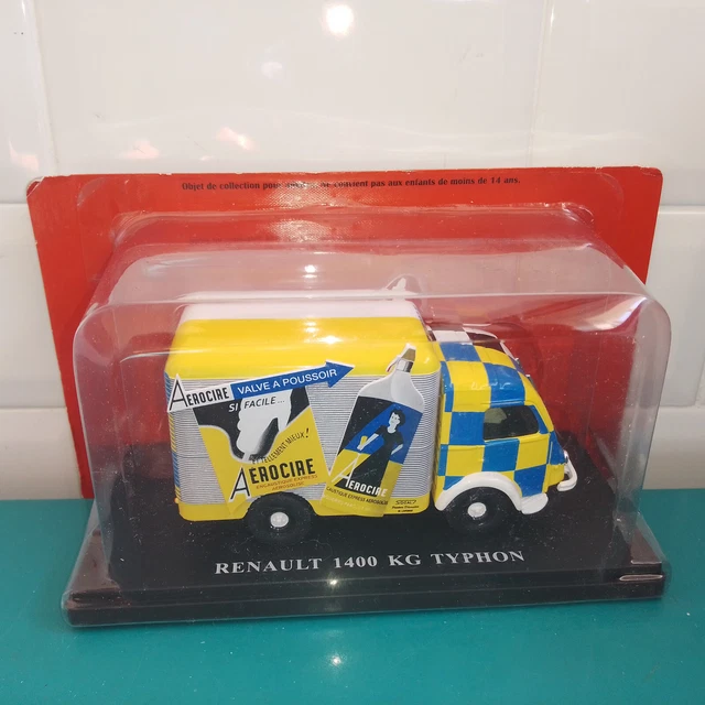 2409231 1/43 véhicules publicitaires Auto + Hachette renault 1400kg typhon