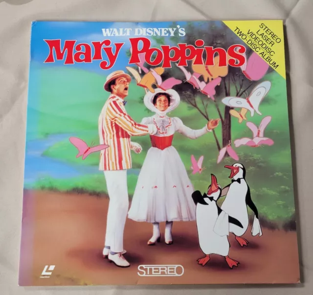 Mary Poppins Disney Laserdisc Dick Van Dyke Julie Andrews