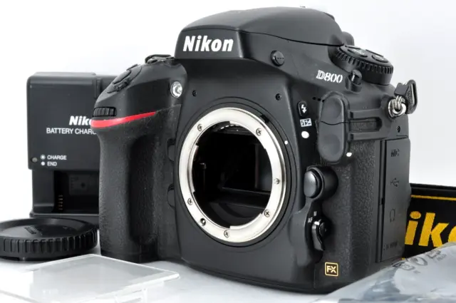 [Near Mint SC:20304 (10%)] Nikon D800 36.3MP DSLR FX Body from Japan #2190