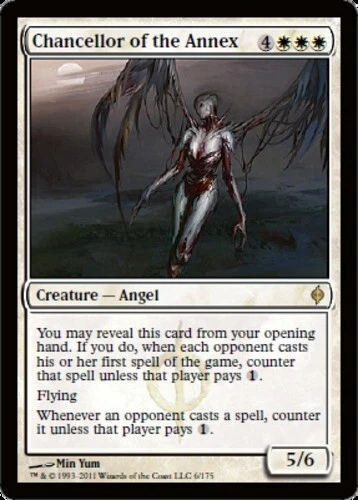 Chancellor of the Annex 1x FOIL NPH MTG New Phyrexia Rare MINT white