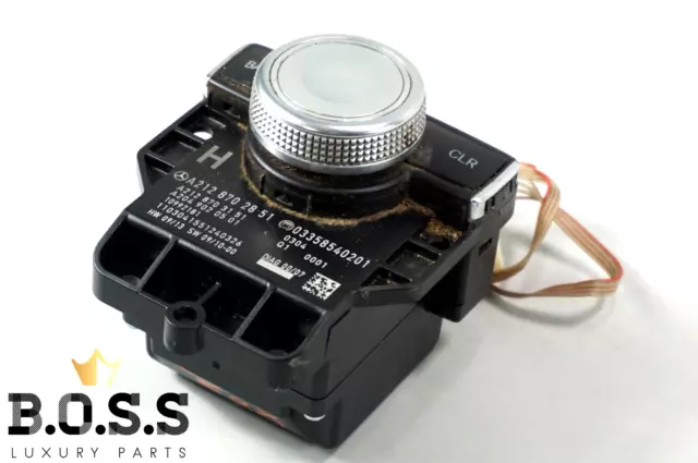 10-13 Mercedes W212 E250 E550 Console Head Unit Controller Multi Knob Switch OEM