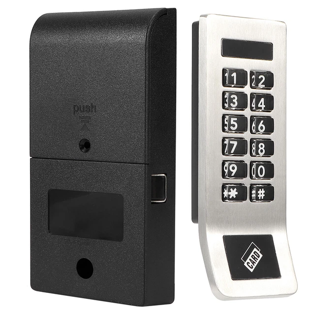 Digital Keypad Electronic Coded Lock Home Security Card Password Door Lock BG Digital Keypad Electronic Coded Lock Home Security Card Password Door Lock BG